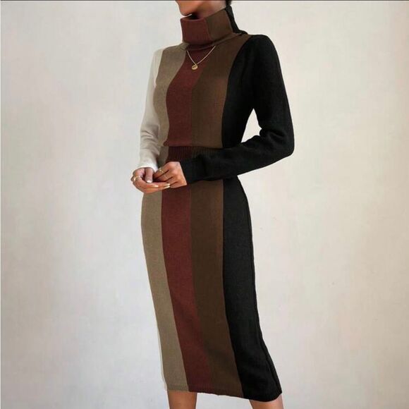 Sweater dress Fall dress - Picture 4 of 5